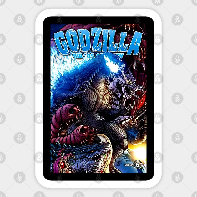 Godzilla ROE 6 Sticker by dolanjaran